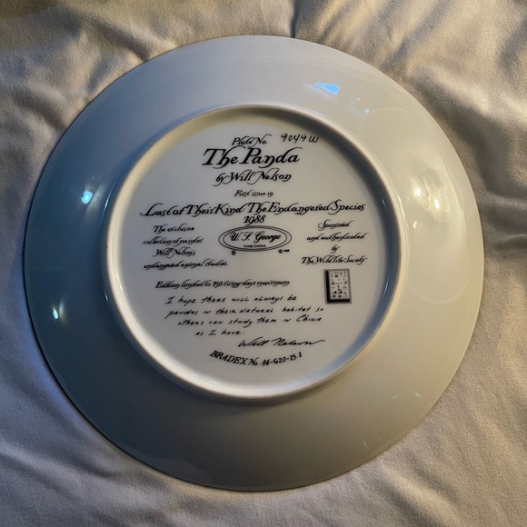 Endangered species decorative plate by Will Nelson - Picture 2 of 6